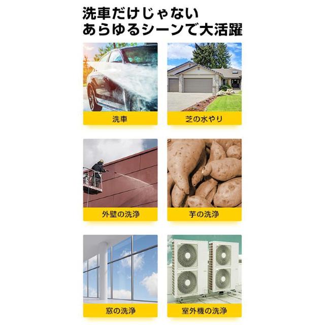 高圧洗浄機 コードレス 充電式 バッテリー2本付き 充電式 ホース付き 洗車 家庭用 水圧洗浄 バケツ タンク コンパクト 外壁 < 自動車/バイク 高圧洗浄機 コードレス 充電式 バッテリー2本付き 充電式 ホース付き 洗車 家庭用 水圧洗浄 バケツ タンク コンパクト 外壁 < 自動車/バイク