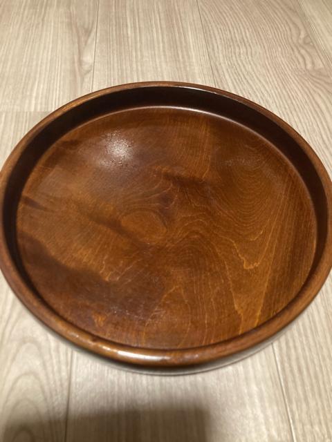1750.未使用☆木製丸型お盆☆トレー < インテリア/ライフ  1750.未使用☆木製丸型お盆☆トレー  < インテリア/ライフの