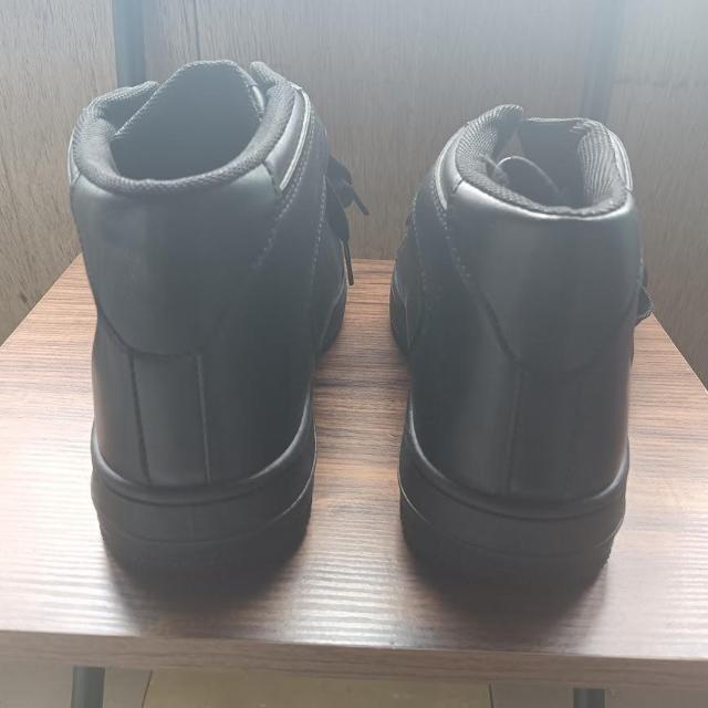 新品 25cm スニーカー メンズ レディース 靴 シューズ ブラック 男女兼用 < 男性ファッション  新品 25cm スニーカー メンズ レディース 靴 シューズ ブラック 男女兼用 < 男性ファッションの