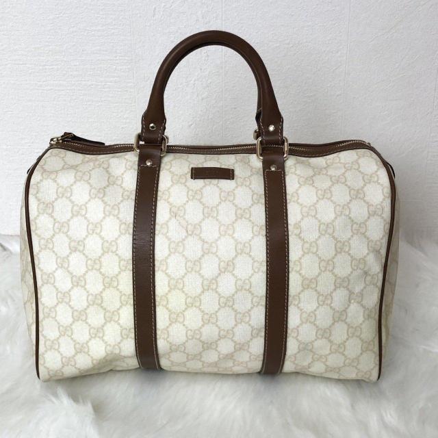 【良品】GUCCI グッチ ハンドバッグ ボストンバッグ GGスプリーム GG柄 PVC レザー < ブランド 【良品】GUCCI グッチ ハンドバッグ ボストンバッグ GGスプリーム GG柄 PVC レザー < ブランドの