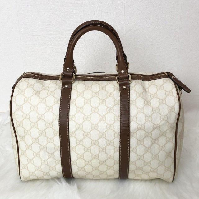 【良品】GUCCI グッチ ハンドバッグ ボストンバッグ GGスプリーム GG柄 PVC レザー < ブランド 【良品】GUCCI グッチ ハンドバッグ ボストンバッグ GGスプリーム GG柄 PVC レザー < ブランドの