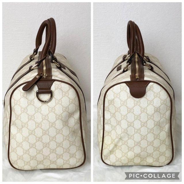 【良品】GUCCI グッチ ハンドバッグ ボストンバッグ GGスプリーム GG柄 PVC レザー < ブランド 【良品】GUCCI グッチ ハンドバッグ ボストンバッグ GGスプリーム GG柄 PVC レザー < ブランドの