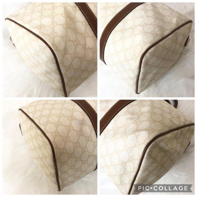 【良品】GUCCI グッチ ハンドバッグ ボストンバッグ GGスプリーム GG柄 PVC レザー < ブランド 【良品】GUCCI グッチ ハンドバッグ ボストンバッグ GGスプリーム GG柄 PVC レザー < ブランドの