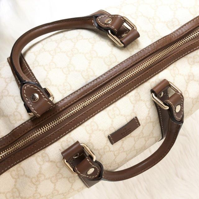 【良品】GUCCI グッチ ハンドバッグ ボストンバッグ GGスプリーム GG柄 PVC レザー < ブランド 【良品】GUCCI グッチ ハンドバッグ ボストンバッグ GGスプリーム GG柄 PVC レザー < ブランドの