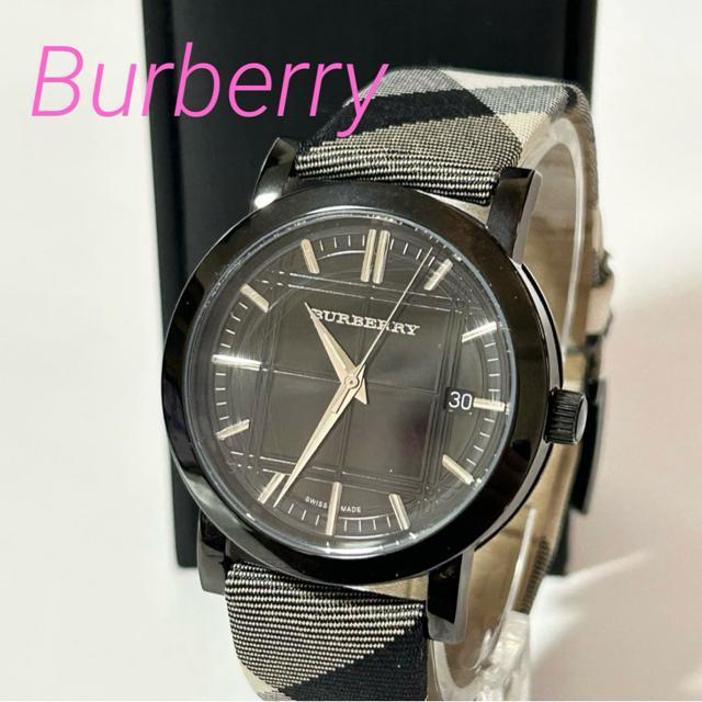 Burberry The City BU1377 �����Y �N�H�[�c�E�H�b�` �`�F�b�N�_�C�������f�� �r���v �u���b�N ����ǍD  �� �u�����h�� 