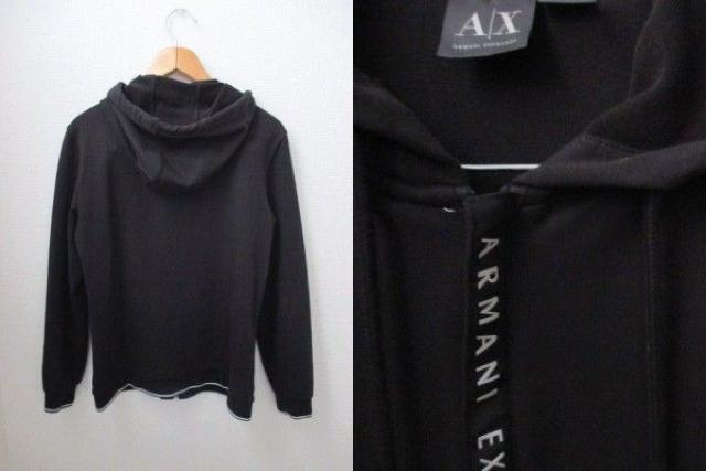 ☆アルマー二 エクスチェンジ ジップアップパーカー パーカー/メンズ/S☆黒 < ブランド ☆アルマー二 エクスチェンジ ジップアップパーカー パーカー/メンズ/S☆黒 < ブランドの