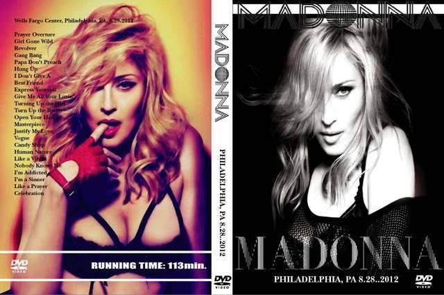 MADONNA PHILADELPHIA, PA 8.28..2012 }hi   CD/DVD/rfI 