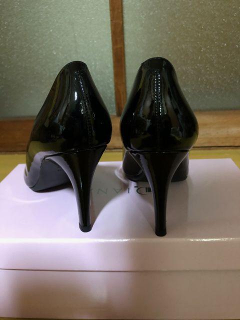 ◎DIANA(ダイアナ)◎ルフリー●エナメルパンプス♪黒 < ブランド  ◎DIANA(ダイアナ)◎ルフリー●エナメルパンプス♪黒 < ブランドの