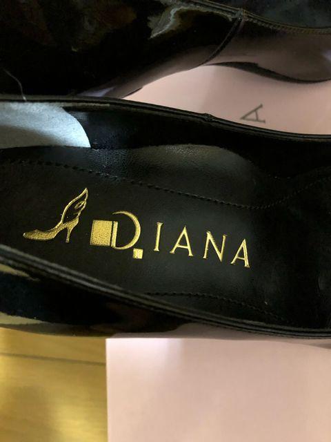 ◎DIANA(ダイアナ)◎ルフリー●エナメルパンプス♪黒 < ブランド  ◎DIANA(ダイアナ)◎ルフリー●エナメルパンプス♪黒 < ブランドの
