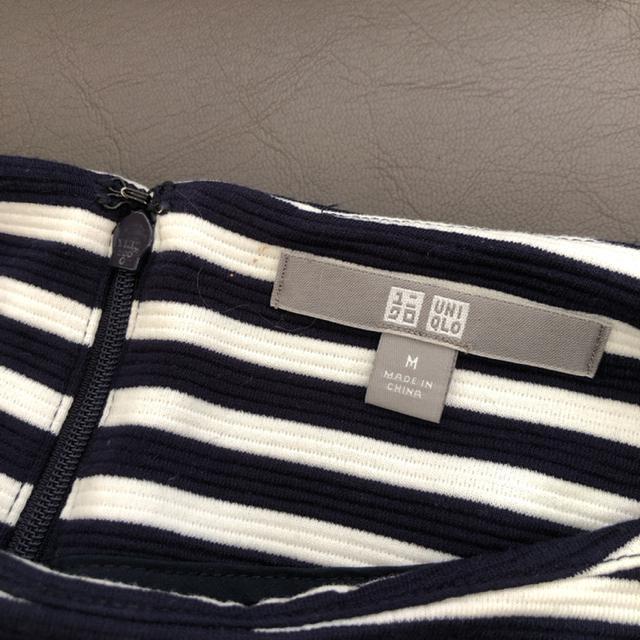 即決 UNIQLO ユニクロ ひざ丈ワンピース M < ブランド  即決 UNIQLO ユニクロ ひざ丈ワンピース M < ブランドの