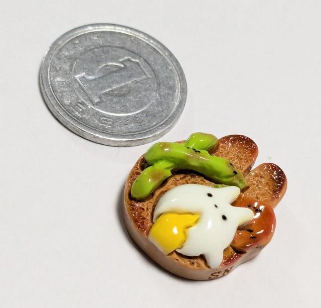 ミニチュア★うさぎちゃんトースト@★黒糖ブレッド★とろ〜り半熟卵とアスパラ★デザイン違いあります★ドールハウスに★ < おもちゃ  ミニチュア★うさぎちゃんトースト@★黒糖ブレッド★とろ〜り半熟卵とアスパラ★デザイン違いあります★ドールハウスに★ < おもちゃの