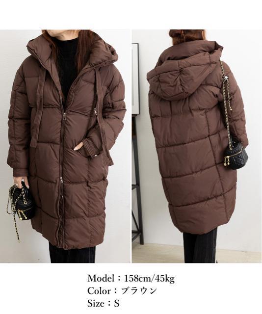 送料無料 新品 フード付きフェイクダウンコートレディース < 女性ファッション  送料無料 新品 フード付きフェイクダウンコートレディース < 女性ファッションの