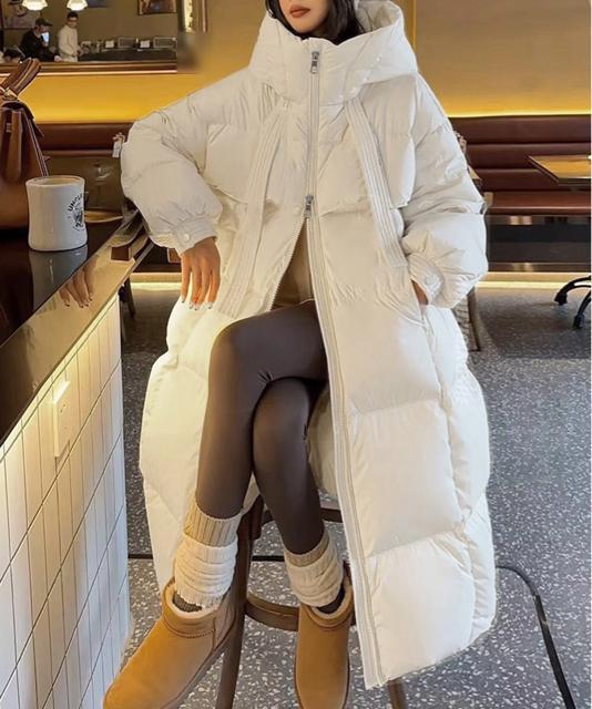 送料無料 新品 フード付きフェイクダウンコートレディース < 女性ファッション  送料無料 新品 フード付きフェイクダウンコートレディース < 女性ファッションの