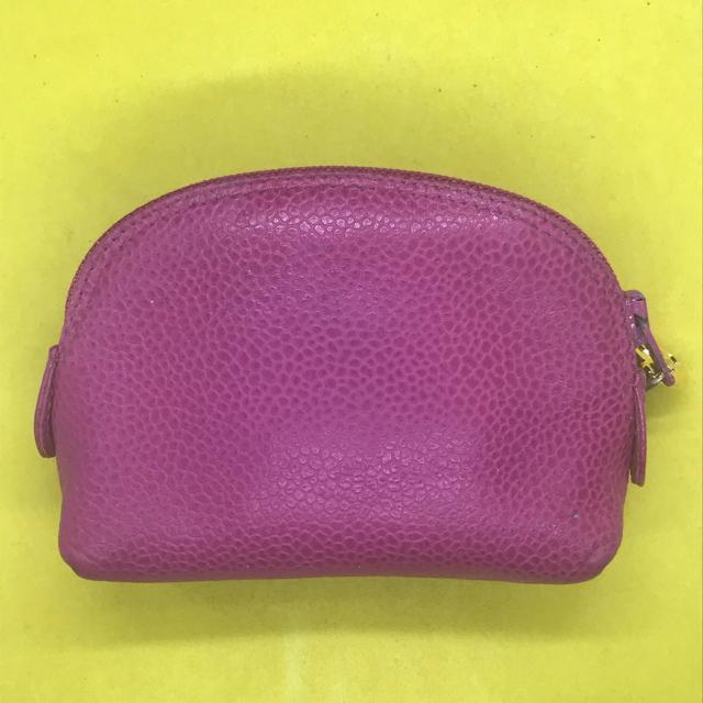 正規品 ヴィンテージ シャネル キャビアスキン CoCo コインケース 小物入れ ピンク < ブランド 正規品 ヴィンテージ シャネル キャビアスキン CoCo コインケース 小物入れ ピンク < ブランドの