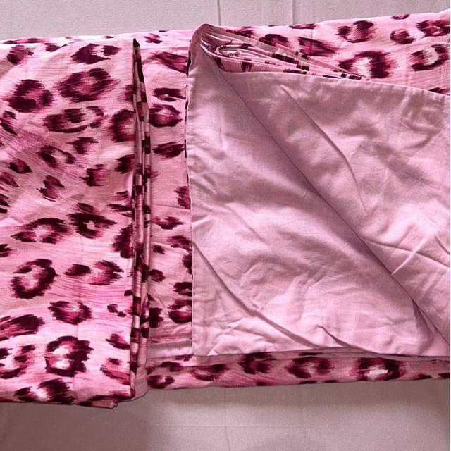 ピンクヒョウ柄  ダブルサイズ掛け布団カバー 未使用品 < インテリア/ライフ  ピンクヒョウ柄  ダブルサイズ掛け布団カバー 未使用品 < インテリア/ライフの