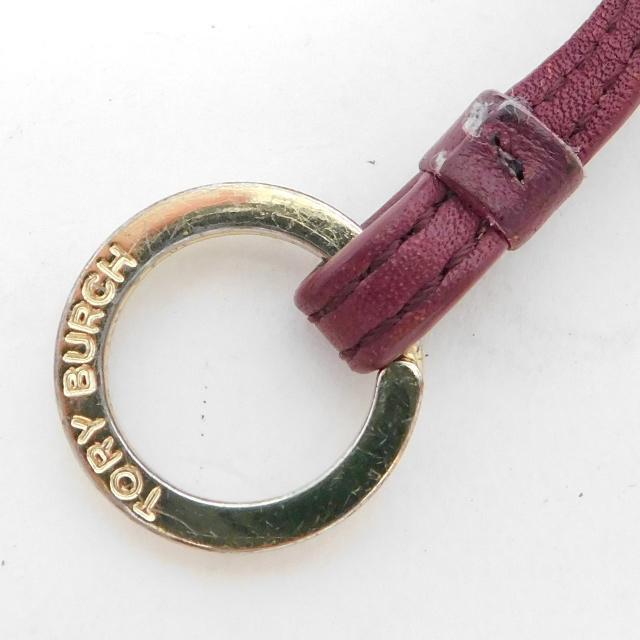 1000円 TORY BURCH トリーバーチ カード収納 コインケース 小銭入れ バーガンディ系 キーリング付き < ブランド 1000円 TORY BURCH トリーバーチ カード収納 コインケース 小銭入れ バーガンディ系 キーリング付き < ブランドの