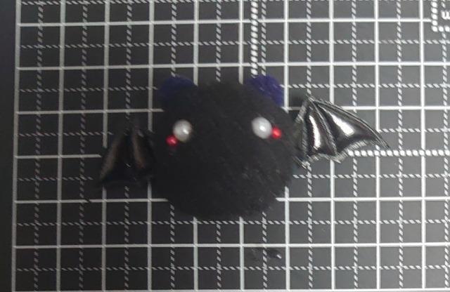 ハンドメイド♪ポンポンフェイスブローチ★ハロウィンver★コウモリ@ < ペット/手芸/園芸  ハンドメイド♪ポンポンフェイスブローチ★ハロウィンver★コウモリ@ < ペット/手芸/園芸の