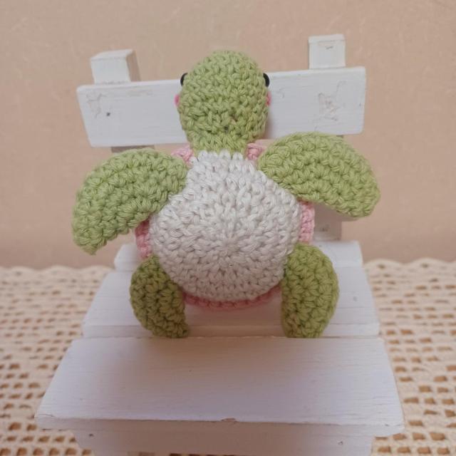 ☆Hand made☆  海ガメちゃんbaby Β*苺Ver.*あみぐるみ < ペット/手芸/園芸  ☆Hand made☆  海ガメちゃんbaby Β*苺Ver.*あみぐるみ < ペット/手芸/園芸の
