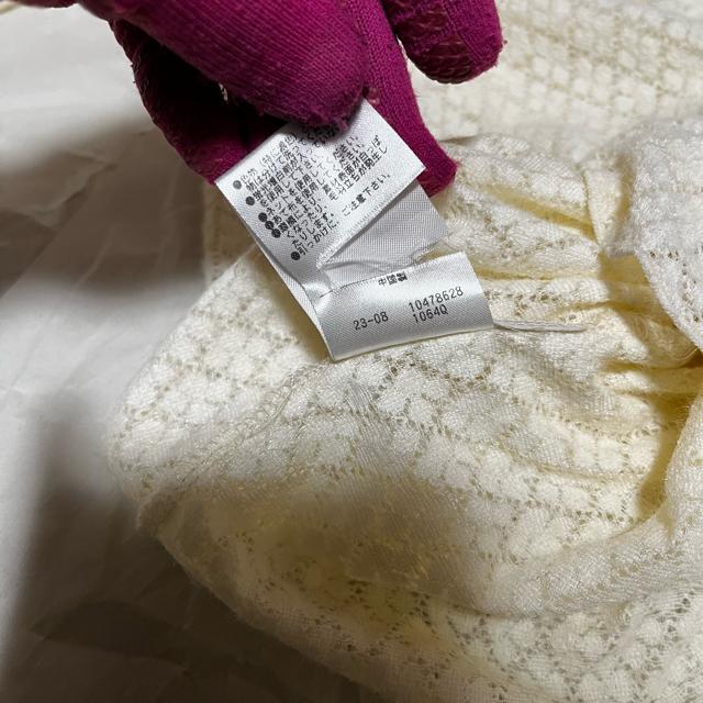 【タグ紛失】【ノーブランド扱い】 長袖 レース網み トップス / FR < 女性ファッション 【タグ紛失】【ノーブランド扱い】 長袖 レース網み トップス / FR < 女性ファッションの