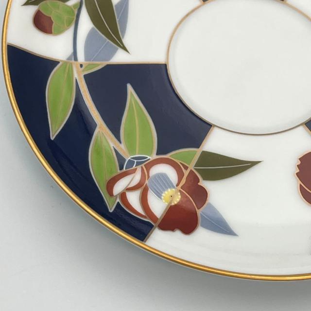 美品 香蘭社 ティーカップ&ソーサー ソーサーのみ 皇居の花シリーズ 霜月 カンツバキ 寒椿 限定品 1984年 < インテリア/ライフ 美品 香蘭社 ティーカップ&ソーサー ソーサーのみ 皇居の花シリーズ 霜月 カンツバキ 寒椿 限定品 1984年 < インテリア/ライフの