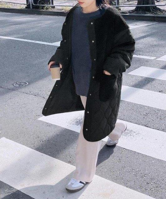 GRLコート★ボアとキルティングのリバーシブルコート < ブランド GRLコート★ボアとキルティングのリバーシブルコート < ブランドの