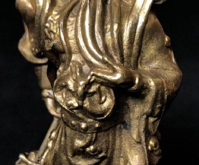 三国志 関羽雲長 像 置物 武財神 開運 縁起物 風水 骨董 古美術 銅像 仏像 飾り 竜頭大刀 金色 インテリア 昇運 守護神 < インテリア/ライフ 三国志 関羽雲長 像 置物 武財神 開運 縁起物 風水 骨董 古美術 銅像 仏像 飾り 竜頭大刀 金色 インテリア 昇運 守護神 < インテリア/ライフの