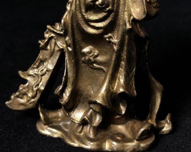 三国志 関羽雲長 像 置物 武財神 開運 縁起物 風水 骨董 古美術 銅像 仏像 飾り 竜頭大刀 金色 インテリア 昇運 守護神 < インテリア/ライフ 三国志 関羽雲長 像 置物 武財神 開運 縁起物 風水 骨董 古美術 銅像 仏像 飾り 竜頭大刀 金色 インテリア 昇運 守護神 < インテリア/ライフの