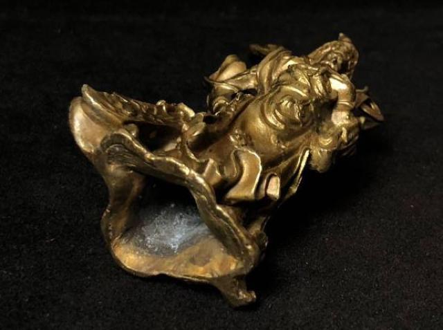 三国志 関羽雲長 像 置物 武財神 開運 縁起物 風水 骨董 古美術 銅像 仏像 飾り 竜頭大刀 金色 インテリア 昇運 守護神 < インテリア/ライフ 三国志 関羽雲長 像 置物 武財神 開運 縁起物 風水 骨董 古美術 銅像 仏像 飾り 竜頭大刀 金色 インテリア 昇運 守護神 < インテリア/ライフの