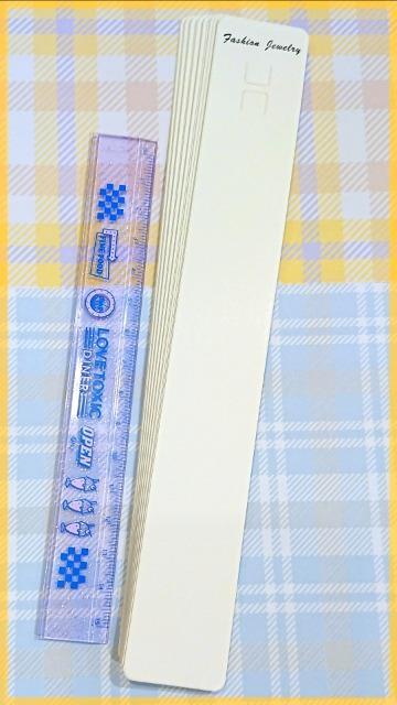 《梱包資材》ブレスレット用台紙☆約21×3cm☆15P入り☆¥50☆ハンドメイド/マルシェ/発送 < インテリア/ライフ 《梱包資材》ブレスレット用台紙☆約21×3cm☆15P入り☆¥50☆ハンドメイド/マルシェ/発送 < インテリア/ライフの