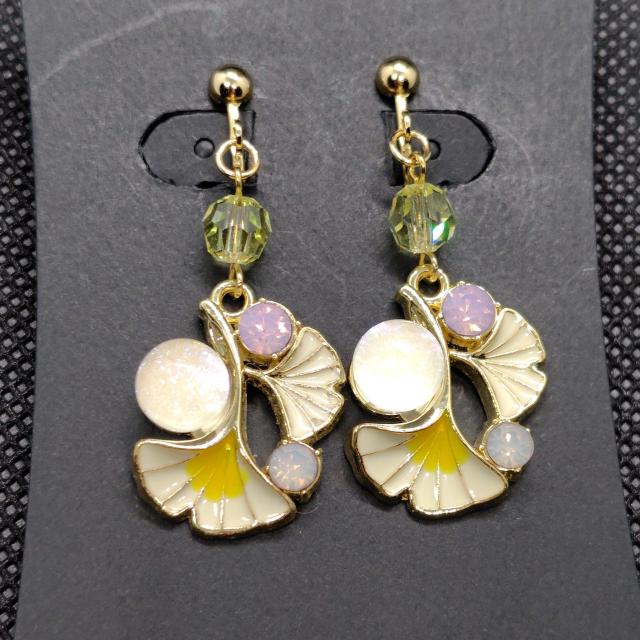 いちょうイヤリング・黄色 < ペット/手芸/園芸 いちょうイヤリング・黄色 < ペット/手芸/園芸の