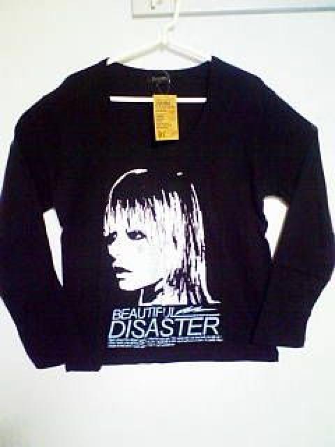 Aー532☆新品☆長袖ガールズロゴTシャツ ブラック L < 男性ファッション  Aー532☆新品☆長袖ガールズロゴTシャツ ブラック L  < 男性ファッションの