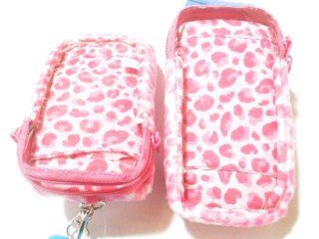 《New》ミニーマウス★フック付・ひょう/レオパード柄*ふわふわポーチ(スマホポーチ) < 女性ファッション  《New》ミニーマウス★フック付・ひょう/レオパード柄*ふわふわポーチ(スマホポーチ) < 女性ファッションの