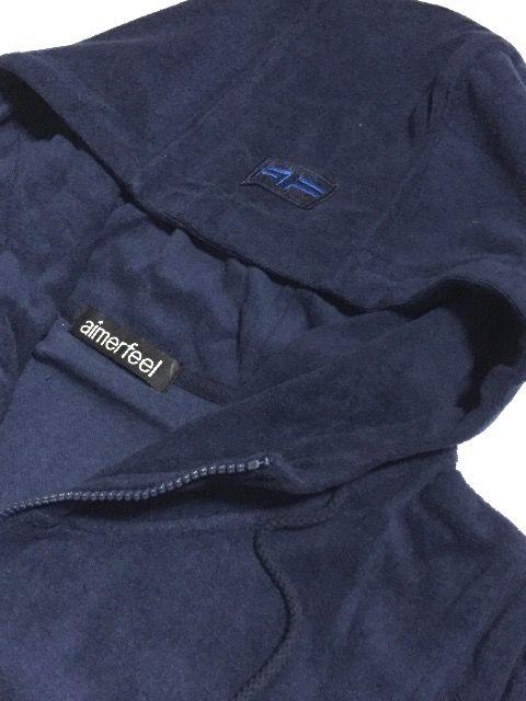 新品<AF刺繍ワッペン>aimerfeel/エメフィール(厚パーカー/ネイビー)定価3465/L < 女性ファッション  新品<AF刺繍ワッペン>aimerfeel/エメフィール(厚パーカー/ネイビー)定価3465/L < 女性ファッションの