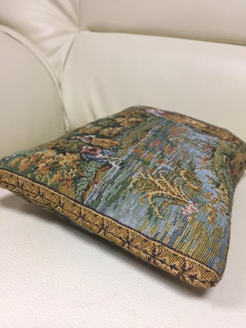 400.新品☆ポーチ☆厚地カーテン風織柄 < 女性ファッション  400.新品☆ポーチ☆厚地カーテン風織柄 < 女性ファッションの