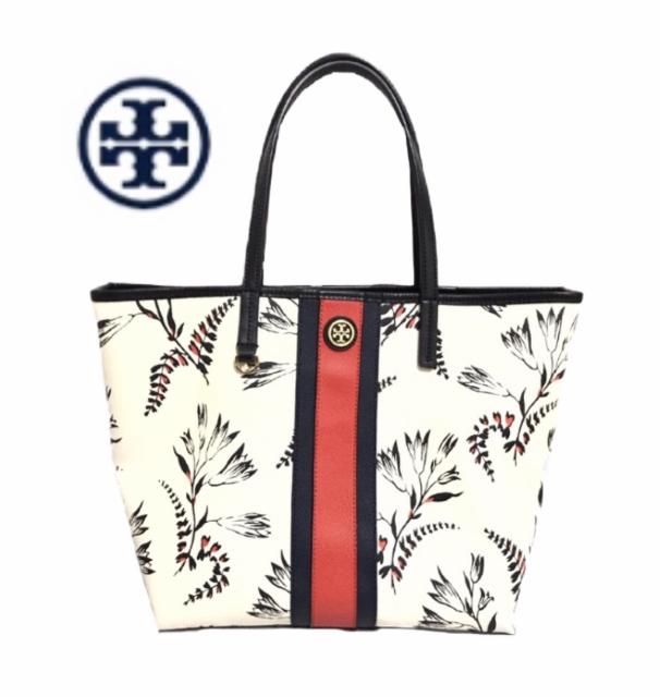 トリーバーチ◎ボタニカル柄レッドラインinバック◎トートバッグ◎美品◎ < ブランド トリーバーチ◎ボタニカル柄レッドラインinバック◎トートバッグ◎美品◎ < ブランドの