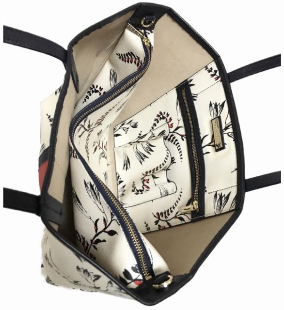 トリーバーチ◎ボタニカル柄レッドラインinバック◎トートバッグ◎美品◎ < ブランド トリーバーチ◎ボタニカル柄レッドラインinバック◎トートバッグ◎美品◎ < ブランドの