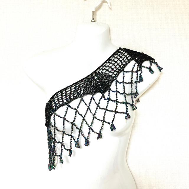 オーロラビーズクロス編みニットダンス衣装アクセサリーコスプレ < 女性ファッション オーロラビーズクロス編みニットダンス衣装アクセサリーコスプレ < 女性ファッションの