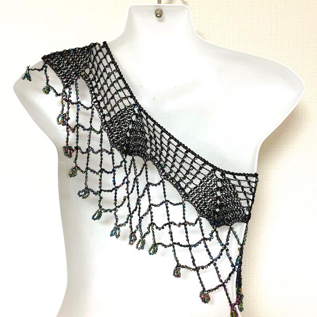 オーロラビーズクロス編みニットダンス衣装アクセサリーコスプレ < 女性ファッション オーロラビーズクロス編みニットダンス衣装アクセサリーコスプレ < 女性ファッションの