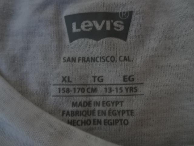 USA購入 リーバイス ラメ入り 袖口フリルデザインTシャツ USガールズXL < 女性ファッション  USA購入 リーバイス ラメ入り 袖口フリルデザインTシャツ USガールズXL < 女性ファッションの