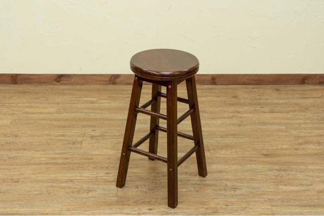 【送料無料】回転式バースツール チェア 椅子 イス 丸椅子 ブラウン < インテリア/ライフ 【送料無料】回転式バースツール チェア 椅子 イス 丸椅子 ブラウン < インテリア/ライフの