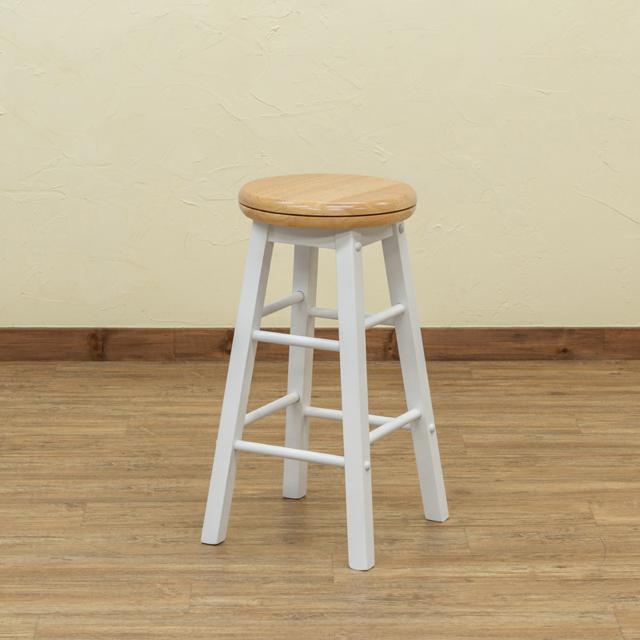 【送料無料】回転式バースツール チェア 椅子 イス 丸椅子 ブラウン < インテリア/ライフ 【送料無料】回転式バースツール チェア 椅子 イス 丸椅子 ブラウン < インテリア/ライフの