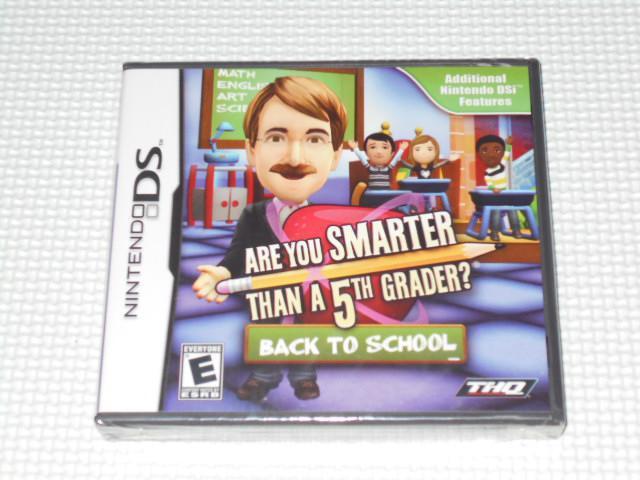 DS★ARE YOU SMARTER THAN A 5TH GRADER BACK < ゲーム本体/ソフト  DS★ARE YOU SMARTER THAN A 5TH GRADER BACK  < ゲーム本体/ソフトの