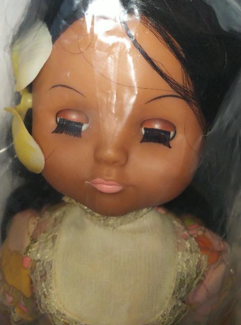 スリーピングアイスリープアイ眠り目ハワイアンドールサイズ約38cm抱き人形Dollビンテージアンティーク < おもちゃ  スリーピングアイスリープアイ眠り目ハワイアンドールサイズ約38cm抱き人形Dollビンテージアンティーク < おもちゃの