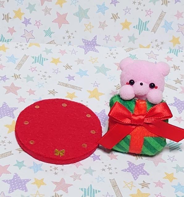 ハンドメイド♪ポンポンマスコット『くまちゃんからのプレゼント』パステルピンク < ペット/手芸/園芸  ハンドメイド♪ポンポンマスコット『くまちゃんからのプレゼント』パステルピンク < ペット/手芸/園芸の