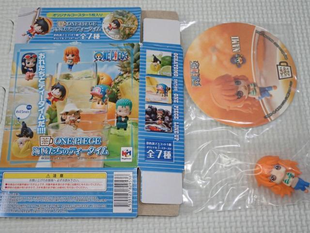 ONE PIECE 海賊たちのティータイム ナミ コースター付 箱付 < アニメ/コミック/キャラクター  ONE PIECE 海賊たちのティータイム ナミ コースター付 箱付  < アニメ/コミック/キャラクターの