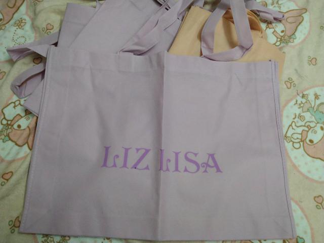 LIZLISA☆不織布ショッパー大サイズ5枚 < ブランド LIZLISA☆不織布ショッパー大サイズ5枚 < ブランドの