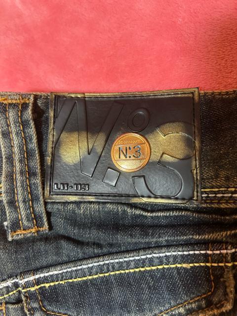 LB-03 デニム 色褪せ古着加工 ステッチ 二重ポケットでかジッパー バックプリント マイクロミニスカ 新品未使用 < ブランド LB-03 デニム 色褪せ古着加工 ステッチ 二重ポケットでかジッパー バックプリント マイクロミニスカ 新品未使用 < ブランドの