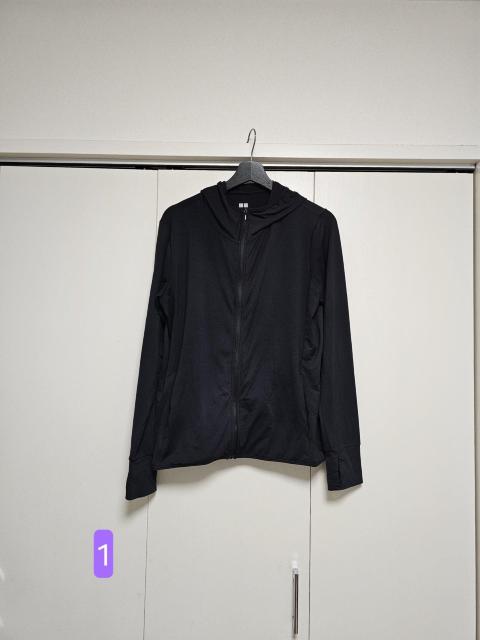 (1) UNIQLO AIRism UVJbgWbvAbvp[J[  XL   uh 