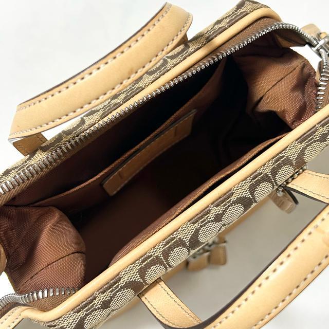 希少 Coach コーチ ヴィンテージ 2層式 ミニボストンバッグ ミニバッグ < ブランド 希少 Coach コーチ ヴィンテージ 2層式 ミニボストンバッグ ミニバッグ < ブランドの