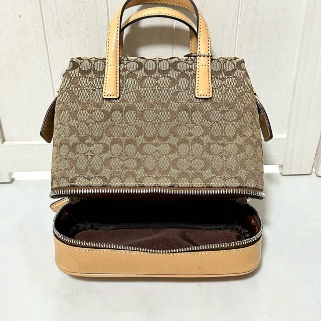 希少 Coach コーチ ヴィンテージ 2層式 ミニボストンバッグ ミニバッグ < ブランド 希少 Coach コーチ ヴィンテージ 2層式 ミニボストンバッグ ミニバッグ < ブランドの